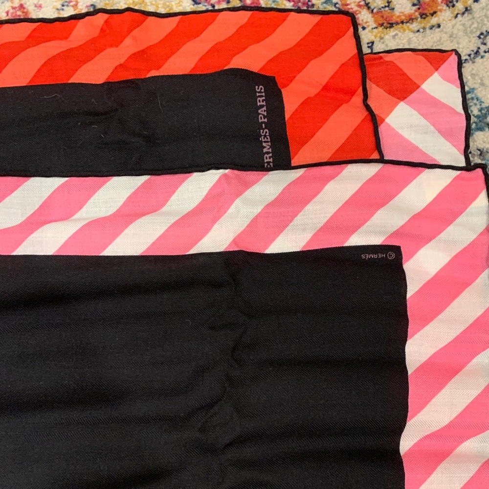 ♥️ Hermès cashmere/silk scarf 140cm nwt - Picture 4 of 4